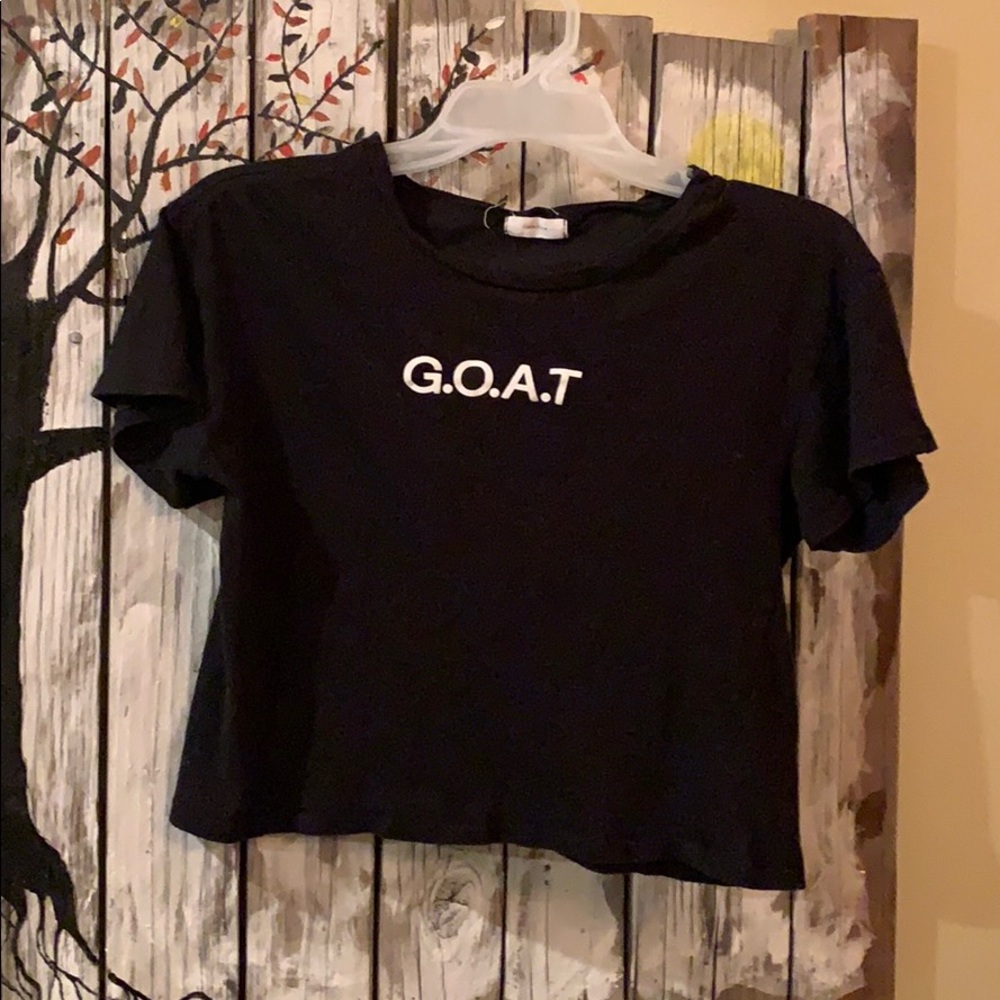 G.O.A.T. Cropped Tee
